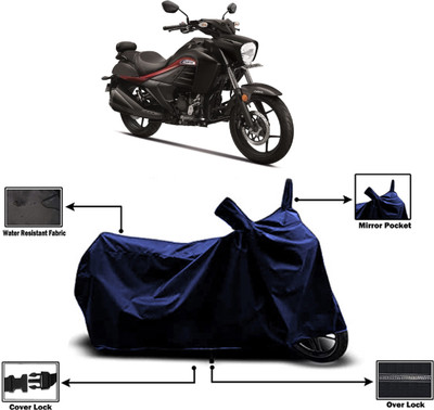 Amexride Two Wheeler Cover for Suzuki(Intruder BS6, Blue)