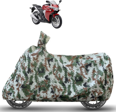 Caronix Waterproof Two Wheeler Cover for Honda(CBR 250R, Green)
