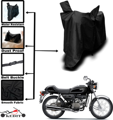 KEDIT Two Wheeler Cover for Hero(Splendor Pro Classic, Black)