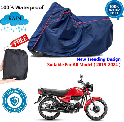 AUTOCAD Waterproof Two Wheeler Cover for Hero(HF Dawn BS6, Blue, Red)
