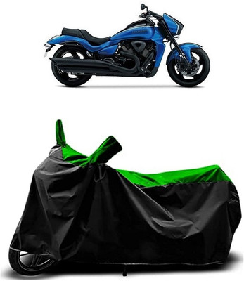 VESMEI Two Wheeler Cover for Suzuki(Intruder M1800R, Green)