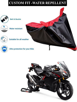 CODOKI Waterproof Two Wheeler Cover for TVS(Apache RR 310, Red)