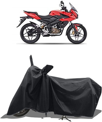 SK AUTO Waterproof Two Wheeler Cover for Bajaj(Pulsar AS 150, Black)