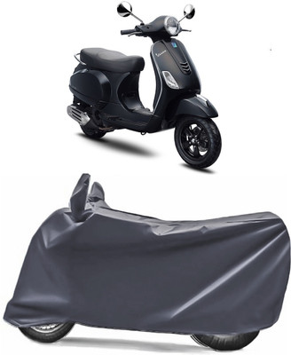 V VINTON Two Wheeler Cover for Piaggio(Vespa LX, Grey)