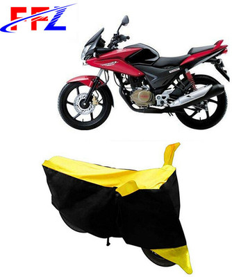 FFZ Waterproof Two Wheeler Cover for Honda(Stunner CBF, Black, Yellow)