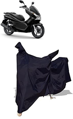 Amexride Two Wheeler Cover for Honda(PCX 125 BS6, Black)