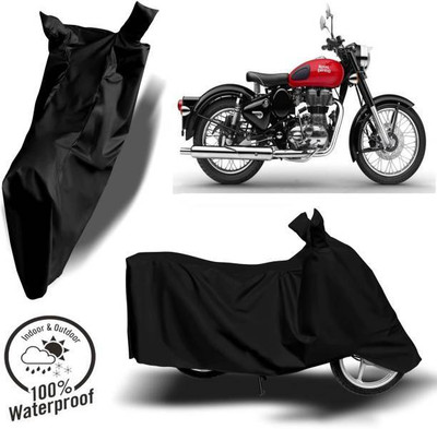 RAAMKM Waterproof Two Wheeler Cover for Hero, Honda(PCX 125, Black)