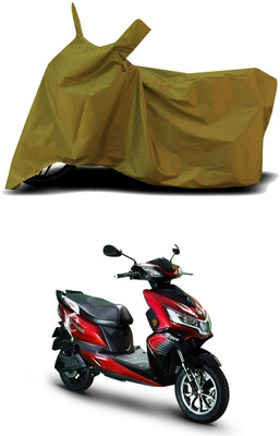 VESMEI Two Wheeler Cover for Kinetic(Luna, Blue)