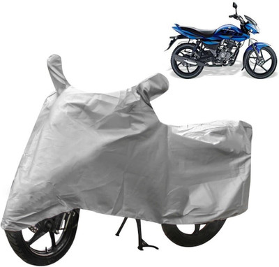 HMS Two Wheeler Cover for Bajaj(XCD 135, Silver)