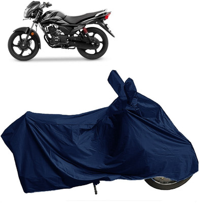 DIGGU Two Wheeler Cover for TVS(Victor BS6, Blue)