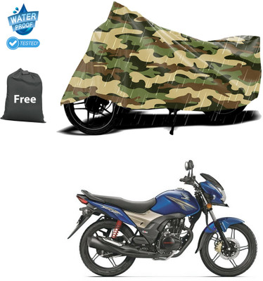 PAGORA Waterproof Two Wheeler Cover for Honda(CB Shine SP, Yellow)