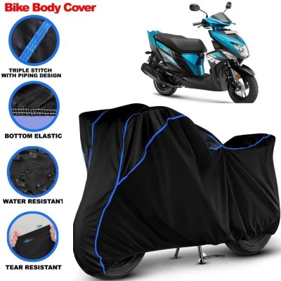 Grizzly Two Wheeler Cover for Yamaha(RayZR 125, Black, Blue)