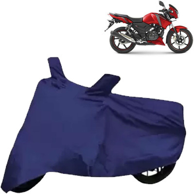 DeepShakshi AUTOMOTIVE Waterproof Two Wheeler Cover for TVS(Apache, Blue)