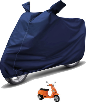 MOCKHE Waterproof Two Wheeler Cover for Vespa(Vespa SXL, Blue)