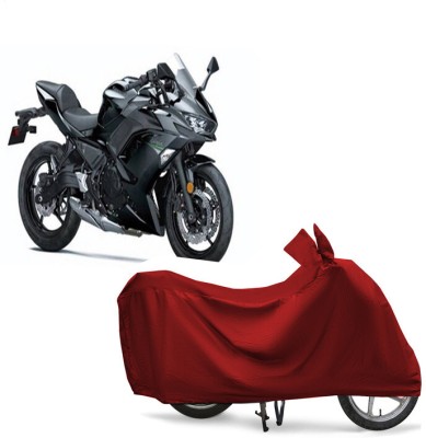 EGAL Two Wheeler Cover for Kawasaki(Ninja 650, Maroon)