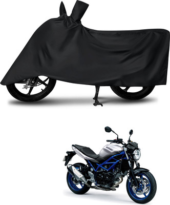 DeepShakshi AUTOMOTIVE Waterproof Two Wheeler Cover for Suzuki(SV 650, Black)