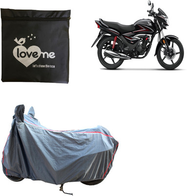 Love Me Waterproof Two Wheeler Cover for Honda(CB Shine, Silver)