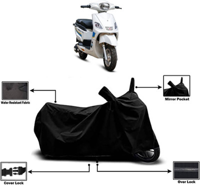 KEDIT Two Wheeler Cover for Hero(Electric NYX HS500 ER, Black)
