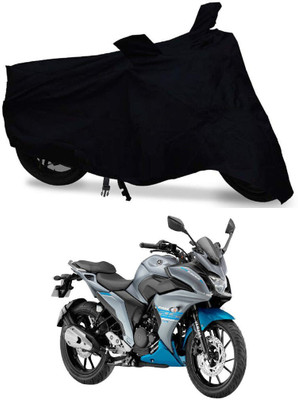 DeepShakshi AUTOMOTIVE Two Wheeler Cover for Yamaha(Fazer 25, Black)