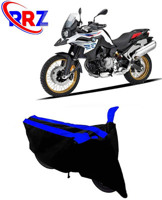 RRZ Waterproof Two Wheeler Cover for BMW(F 850 GS, Black, Blue)