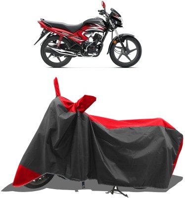 KEDIT Two Wheeler Cover for Universal For Bike(Dream Yuga, Red, Black)