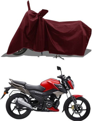 RAAMKM Waterproof Two Wheeler Cover for TVS(Raider, Maroon)