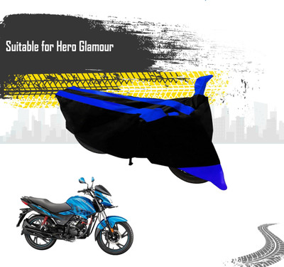 MISSION COLLECTION Two Wheeler Cover for Hero(Glamour, Blue)