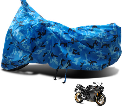 Euro Care Waterproof Two Wheeler Cover for Yamaha(YZF R1, Blue)