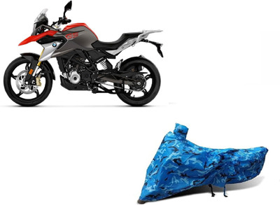 Anlopeproducts Waterproof Two Wheeler Cover for BMW(350, Blue)
