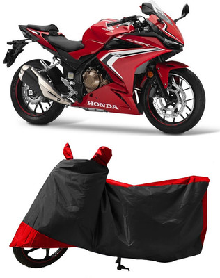 GROFATIK Two Wheeler Cover for Honda(CBR500R, Red)