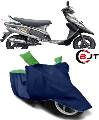 BHAGAT JI TRADER Two Wheeler Cover for Vespa(Red, Black)