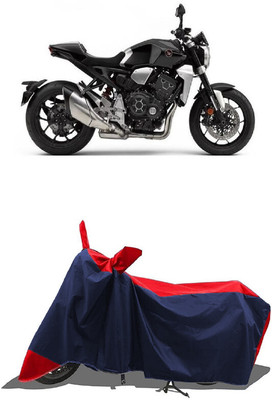SUGASHRI Waterproof Two Wheeler Cover for Honda(CB1000R Plus, Red, Blue)
