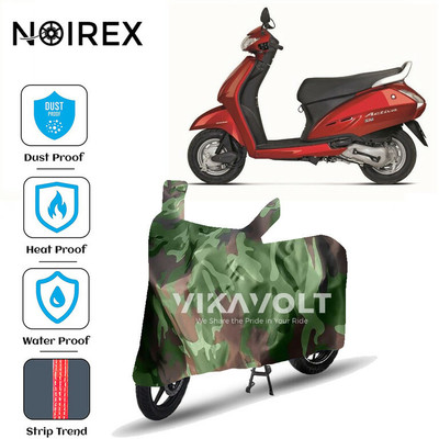 NOIREX Waterproof Two Wheeler Cover for Honda(Activa 4G, Green)