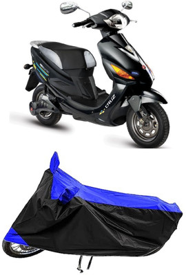 Mdstar Waterproof Two Wheeler Cover for Hero(Electric Cruz BS6, Blue)
