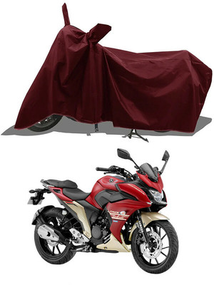 Vtrack Waterproof Two Wheeler Cover for Yamaha(Fazer-250 BS6, Maroon)