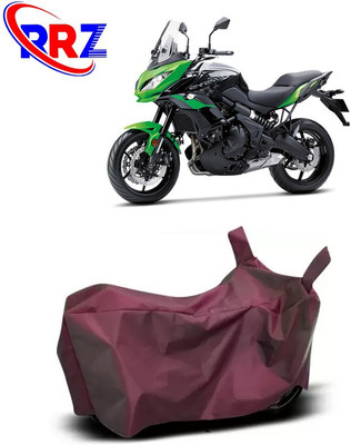 RRZ Waterproof Two Wheeler Cover for Kawasaki(Versys 650, Maroon)