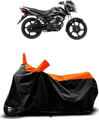 VESMEI Two Wheeler Cover for TVS(Victor Premium, Orange)