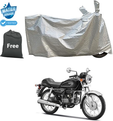 PAGORA Waterproof Two Wheeler Cover for Hero(Splendor Pro Classic, Silver)