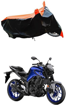 VESMEI Two Wheeler Cover for Yamaha(MT 03 BS6, Orange)