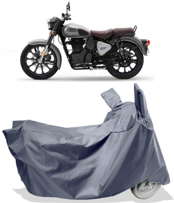 Amexride Two Wheeler Cover for Royal Enfield(Classic Gunmetal, Grey)