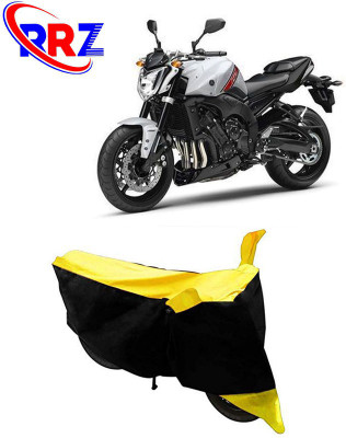 RRZ Waterproof Two Wheeler Cover for Yamaha(FZ1, Black, Yellow)