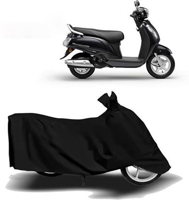 Mdstar Waterproof Two Wheeler Cover for Suzuki(Access SE, Black)