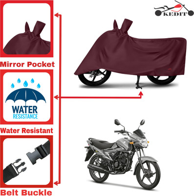 KEDIT Two Wheeler Cover for Suzuki(Hayate EP, Maroon)