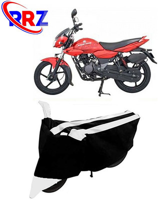 RRZ Waterproof Two Wheeler Cover for Bajaj(XCD 135, Black, White)