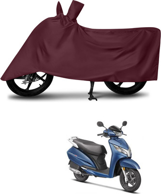 DeepShakshi AUTOMOTIVE Waterproof Two Wheeler Cover for Honda(Activa 125, Maroon)