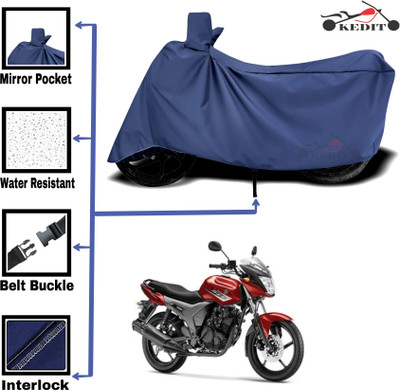 KEDIT Two Wheeler Cover for Universal For Bike(SZ-S, Blue)