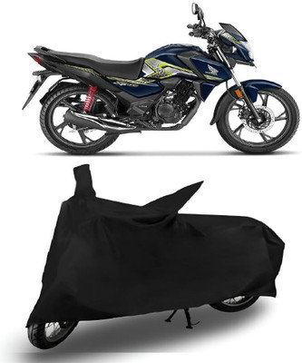 ishika Waterproof Two Wheeler Cover for Honda(SP125, Black)