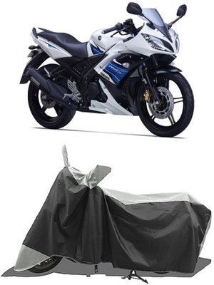 GROFATIK Two Wheeler Cover for Yamaha(YZF-R15 V2, Grey)