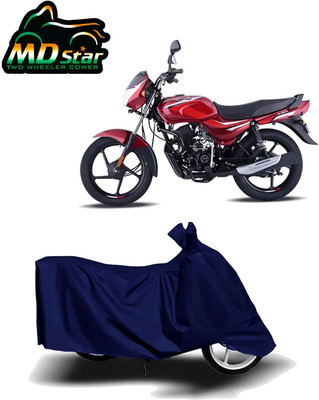 Mdstar Waterproof Two Wheeler Cover for Bajaj(CT 100, Blue)