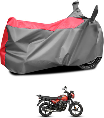 CODOKI Waterproof Two Wheeler Cover for Bajaj(CT110, Grey, Red)